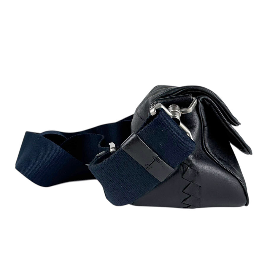 Bottega Veneta Shoulder Leather Bag Black